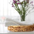 thumbnail image 2 of Round Wicker Baskets,Hand Woven Tray Storage Baskets Natural Water Hyacinth Small Basket for Fruit Kitchen Table, 2 of 5