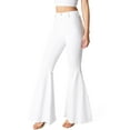 thumbnail image 2 of Tricot Womens High Rise Super Flare Bell Bottom Jeans (7, White), 2 of 4