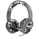 thumbnail image 1 of Cascos con micrófono RockPapa Camo, plegables y ligeros, 3.5mm para Laptop Teléfonos Tablet CD DVD, gris camuflaje, 1 of 3