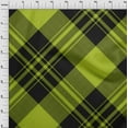 thumbnail image 4 of oneOone Cotton Poplin Light Green Fabric Tartan Dress Material Fabric Print Fabric By The Yard 42 Inch Wide, 4 of 4