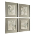 thumbnail image 5 of Uttermost Divination Wood Glass Paper Abstract Art in Gray/Off White (Set of 4), 5 of 6