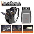 thumbnail image 4 of Laptop Backpack with Anti-Theft Ring.15.6 inch Notebook Computer Knapsack with USB Port, Men's Waterproof Backpack for School,Work or Travel, 4 of 7