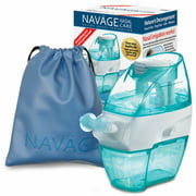 Naväge Nasal Irrigation Nose Cleaner, 20 SaltPods, and Sky Blue Travel Bag