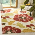 thumbnail image 2 of SAFAVIEH Newbury Kostadin Floral Area Rug, Ivory/Red, 3' x 5', 2 of 8
