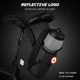 thumbnail image 4 of Bolsa de sillín de bicicleta con bolsillo para botella de agua Asiento de bicicleta impermeable, 4 of 8