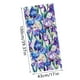 thumbnail image 3 of Lámina adhesiva estática para ventanas con motivos florales y arcoíris, 100 x 43 cm, adhesivo de PVC, 5 diseños botánicos para puertas de cristal, 3 of 5