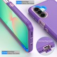 thumbnail image 2 of Funda para teléfono COOYA para Samsung Galaxy A26 de 6.7 pulgadas, color morado resistente, 2 of 7