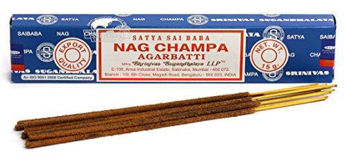 5 Packs Original Satya Dragon's Blood Incense Sticks Joss Genuine Nag Champa 