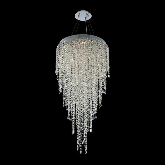 Tenuta 24 Modern Crystal Pendant Light-Elegant Home Lighting
