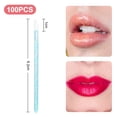 thumbnail image 2 of 100PCS Glitter Crystal Lip Brush, Disposable Lip Brushes Lip Gloss Applicators Lipstick Makeup Tool, 2 of 5