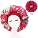 thumbnail image 1 of Double Layer Cap for Women, Cap, One Size (Red Flower), Fashion Accessory, 1 of 3