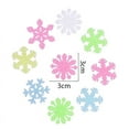 thumbnail image 3 of 50PCS 3D Luminous Fluorescent Snowflake Wall Stickers Wall Stickers Decals Window Clings Chirstmas Luminous Snowflakes Wall Stickers Glow In The Dark Snowflake Fluorescent Wall Stickers Decal, 3 of 3