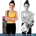 thumbnail image 5 of Yoga Mat Bags and Carriers Fits All Your Stuff,Yoga Mat with Bag With Large Side Pocket & Zipper Pocket,Yoga Gifts for Women and Yoga Lover, 5 of 6