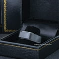 thumbnail image 4 of 8mm Men's Black Cobalt Wedding Band, Brushed Finish Beveled Edge Anniversary Ring - CT166WAs7, 4 of 4