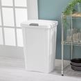 thumbnail image 4 of Sterilite 13 gal Touchtop Wastebasket, White, 4 of 9
