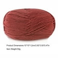 thumbnail image 2 of BrowQuartz Yarn for Knitting Weaving Thread Sweater Scarf Gloves Toys Bundle Home Supplies Crafts Durable 4-Ply for Knitters Beginners 24light roman red, 2 of 5