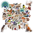 thumbnail image 4 of 35pcs-50pcs Cute Animal Stickers Wildlife  Stickers Nature DIY Stickers for Luggage Notebooks Suitcases, 4 of 9