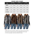 thumbnail image 7 of Womens Faux Fur Vest Lapel Collar Sleeveless Open Front Cardigan Top Fuzzy Coats Jacket Fluffy Outwear with Pockets, 7 of 7
