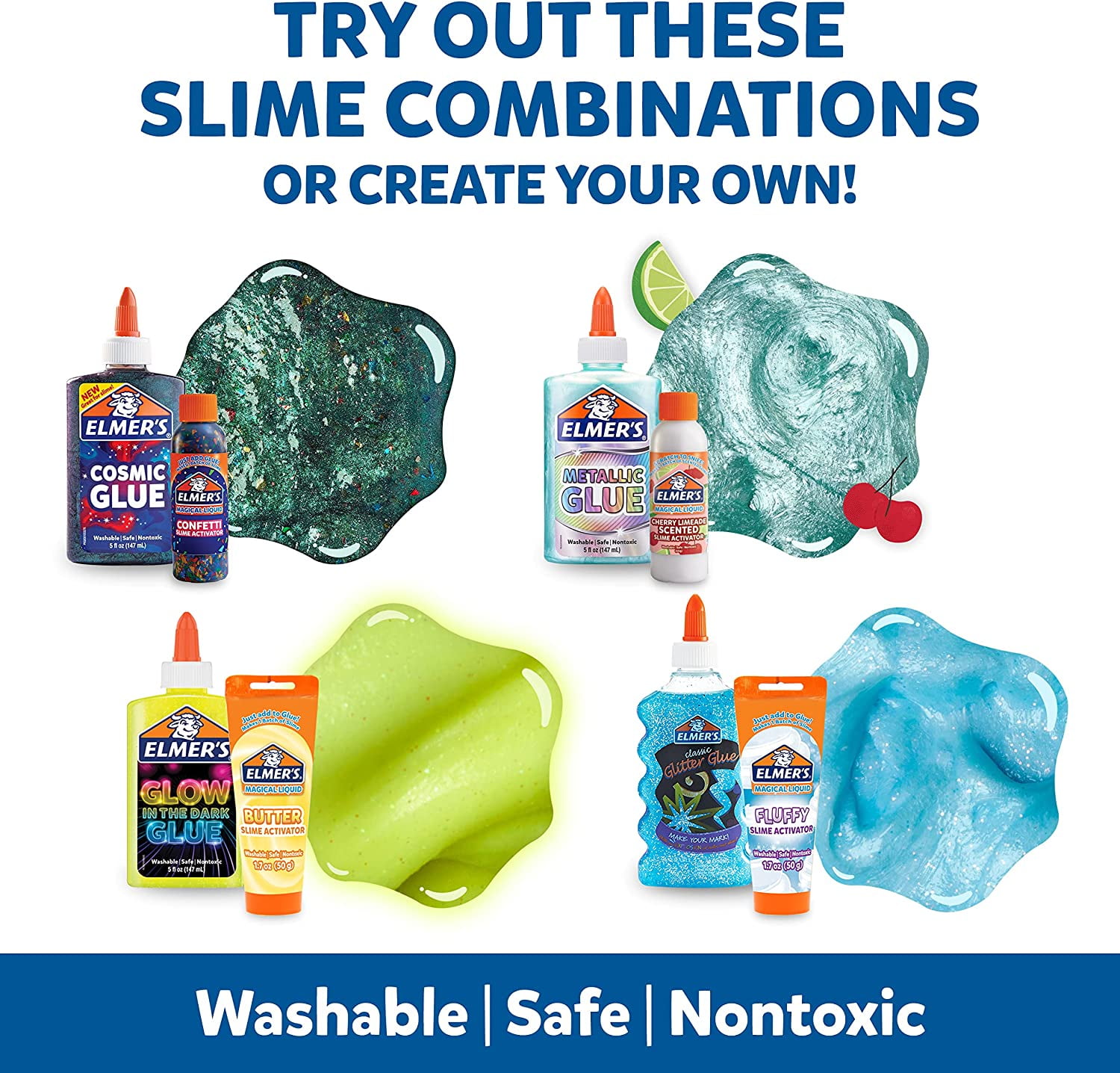 Elmer's Slime Kit - Fluffy Slime Kit, BLICK Art Materials