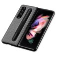 thumbnail image 6 of Dteck PU Leather Case for Samsung Galaxy Z Fold 4 with Crad Slot Stylus Pen Slot Shockproof Filp Case for Samsung Galaxy Z Fold 4 7.6 inch,Gray, 6 of 6