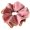 Red, variant on Vintage Floral Ruffled Scrunchies Headwear for Women Comfortable Hair Tie Elastic Oversized Hair Accessories