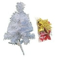 thumbnail image 2 of ievspot Mini Artificial Christmas Tree with LED Lights Vibrant Color Realistic Looking Reusable Small Xmas Tree Desktop Decor, 2 of 8