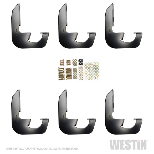 Westin Automotive Running Board Mounting Kit 27-1635 Cradle Mount; For Sure-Grip or Molded Running Boards