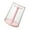 Pink, variant on Plastic Collectible Display Case 360 View Rotating Cabinet With Dustproof Design Doll Display Box For Home Office