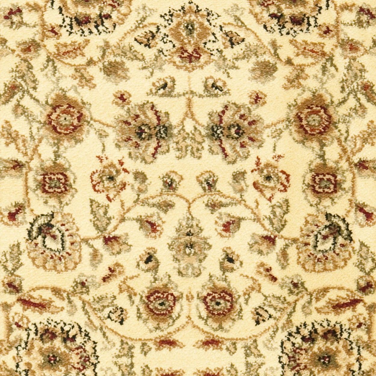SAFAVIEH Lyndhurst Lillian Traditional Floral Runner Rug, Ivory/Red, 2'3" x 14'