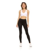 Sweet Hearts 3-Pack Leggings for Women- Elastic Waist Tummy Control Buttery Soft Women's Leggings Made in USA