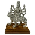 thumbnail image 2 of 999 Pure Silver Ambe / Durga Mata Idol / Statue / Murti (Figurine #08), 2 of 7