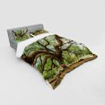 thumbnail image 2 of Ambesonne Nature Bedding Set 4 Pcs, Big Rain Tree Thailand, Queen, Brown Green, 2 of 2