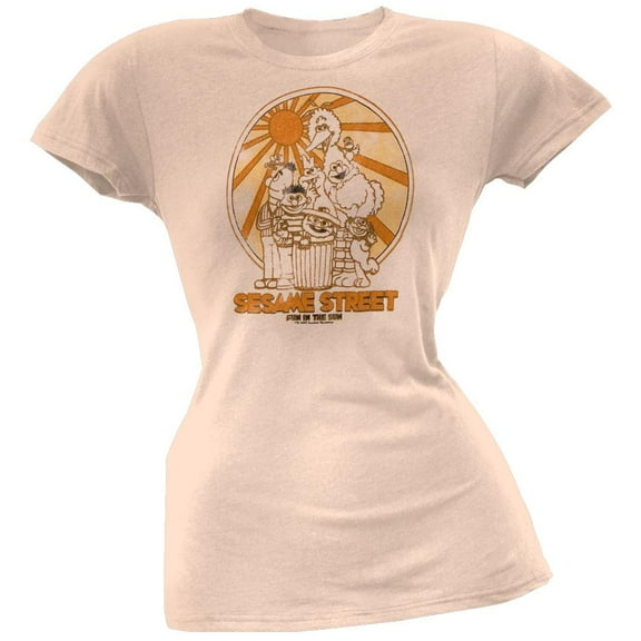 Sesame Street - Fun In The Sun Ladies T-Shirt - Medium