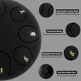 thumbnail image 2 of Tambor Eavnbaek de acero para lluvia, 8 notas, 15 cm, color negro, 2 of 6