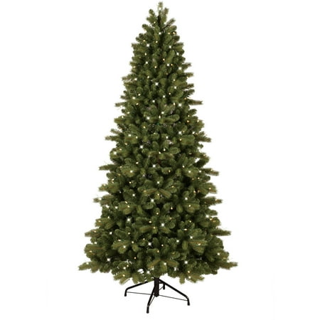 GE Pre-Lit 7.5' Just Cut Colorado Spruce Artificial Christmas Tree GE Pre-Lit 7.5' Just Cut Colorado Spruce Artificial Christmas Tree, Dual- - GE Pre-Lit 7.5' Just Cut Colorado Spruce Artificial Christmas Tree