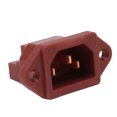 thumbnail image 3 of XYCCA IEC C14 Power Socket Pure Copper AC Power Connector Socket for 3.5mm Diameter Cable 2 Pole Grounded 100‑250V-081601, 3 of 5