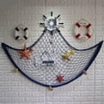 thumbnail image 5 of Decorative Fishing Net Decor,mediterranean Ocean Pirate Beach Theme Party Decorations (blue, 1m X 2m), 5 of 5