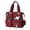 Red, variant on SUOSDEY Casual Tote Bags for Women with Multiple Pockets,Large Capacity Nylon Crossbody Work Shoulder Handbag for Ladies