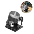 thumbnail image 1 of Henmomu Woodworking Trimmer Base,Aluminum Alloy Tiltable Multi Angle Base Stitching Trimming Slotting Stitching Machine Base Tool,Trimmer Router Base, 1 of 8