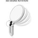 thumbnail image 2 of 15x Magnifying Mirror Folding Handheld Mirror Double Sided Pedestal Mirror Travel Makeup Mirror, 2 of 4