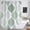 Green, variant on Blue and Grey Shower Curtain for Bathroom, Light Blue White Dark Gray Navy Bohemian Chic Geometric Pattern Fabric Shower Curtains Set, Modern Paisley Restroom Decor Accessories with Hooks 60x72inches