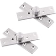 thumbnail image 1 of 2 bisagras de pivote de eje central de puerta oculta de rotación de acero inoxidable, bisagra de puerta giratoria oculta resistente con tornillos de fijación (3 x 0,7 pulgadas), 1 of 5