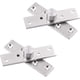 thumbnail image 1 of 2 bisagras de pivote de eje central de puerta oculta de rotación de acero inoxidable, bisagra de puerta giratoria oculta resistente con tornillos de fijación (3 x 0,7 pulgadas), 1 of 5