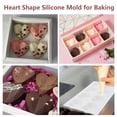 thumbnail image 6 of WhiteRhino 76Pcs Non-Stick Silicone Chocolate Molds Set,Candy Jelly Pans Breakable Heart Mold for Baking,Cake,Oven, 6 of 9