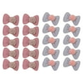 thumbnail image 2 of Lazos para manualidades Hugo DIY sin Clip 20 piezas 10 grises y 10 rosas, 2 of 10