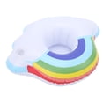 thumbnail image 1 of Inflatable Drink Holder, Super Stable Safety ABS Portable Cloud and Rinbow Inflatable Cup Holders Interesting  for Pool Party for Hot Tubs, 1 of 7