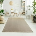 thumbnail image 5 of Modern Braided Area Wool Rug – 100% Natural for Living Room & Bedroom, Soft & Durable Rug, Resilient & Luxurious, Lana Beige, 1.97x3.61 ft, 5 of 6