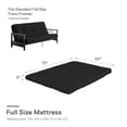 thumbnail image 4 of Kali 6 inch Thermobonded High Density Polyester Fill Futon Mattress, Full, 4 of 6