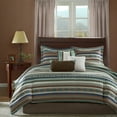 thumbnail image 2 of Home Essence Beau 7-Piece Micro Herringbone Bedding Comforter Set, 2 of 8