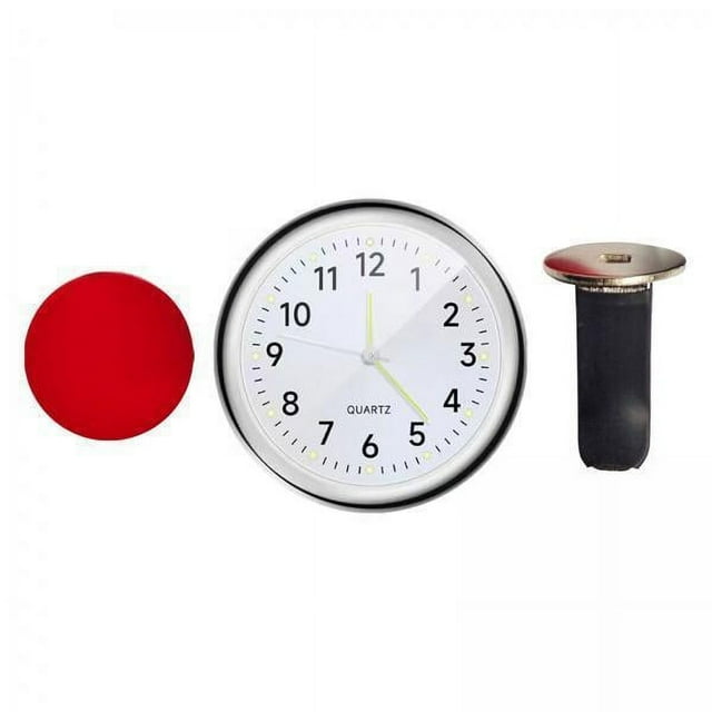 2x Reloj Automotriz, Adorno Automático, Reloj Luminoso, Reloj Pequeño para Vehículo, Relojes de Ventilación para Salpicadero de Vehículo, Camión 2 piezas